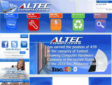 Tablet Screenshot of my.altecsales.com